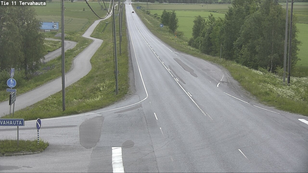 Weather Camera Image Road 11 Sastamala Tervahauta, Sastamala, Satakunta