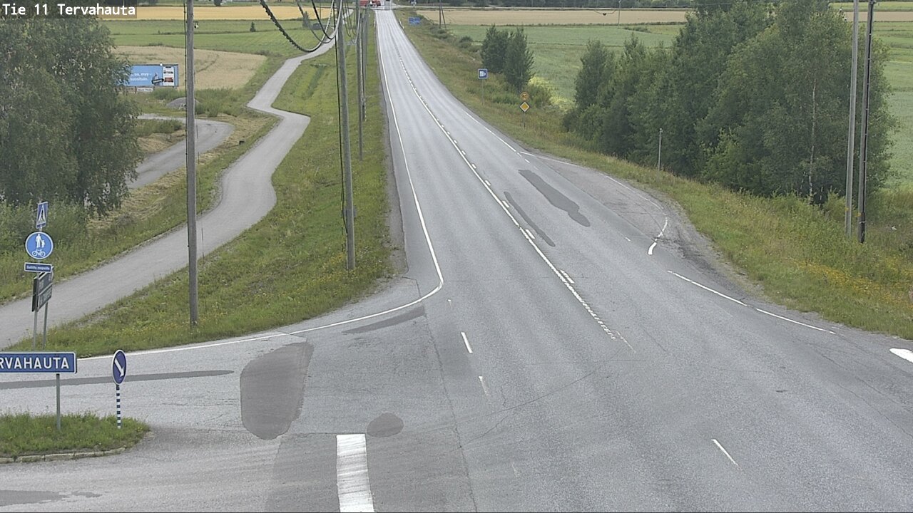 Weather Camera Image Väg 11 Sastamala Tervahauta, Sastamala, Satakunta