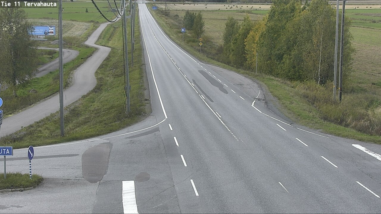 Weather Camera Image Road 11 Sastamala Tervahauta, Sastamala, Satakunta