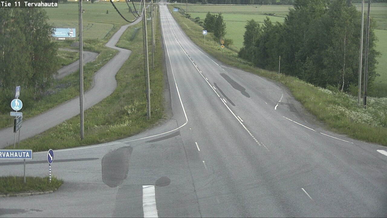 Weather Camera Image Road 11 Sastamala Tervahauta, Sastamala, Satakunta