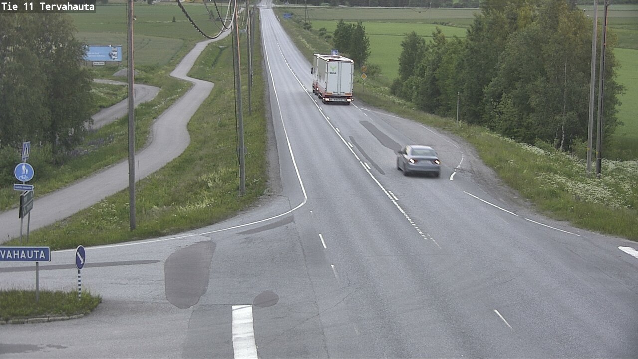 Weather Camera Image Road 11 Sastamala Tervahauta, Sastamala, Satakunta