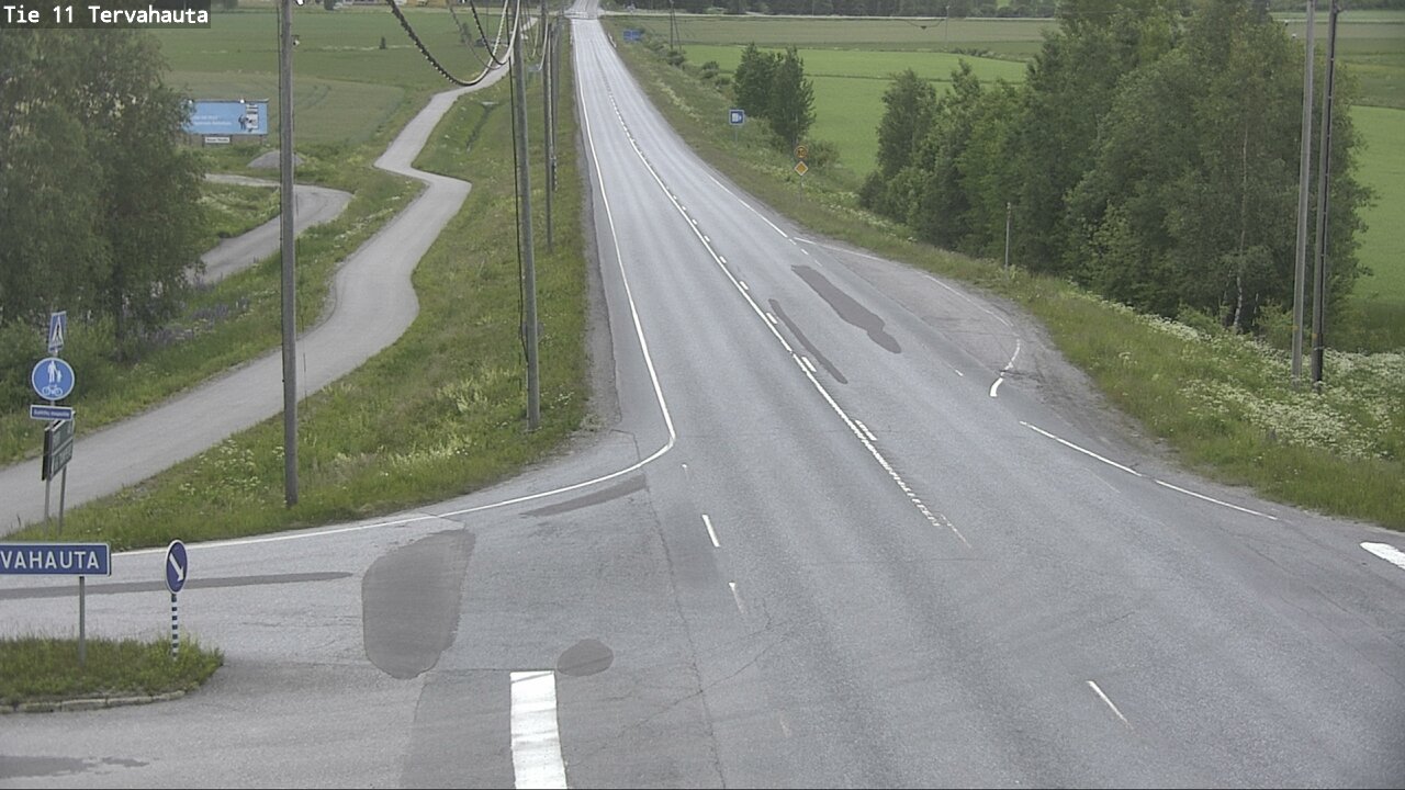 Weather Camera Image Road 11 Sastamala Tervahauta, Sastamala, Satakunta