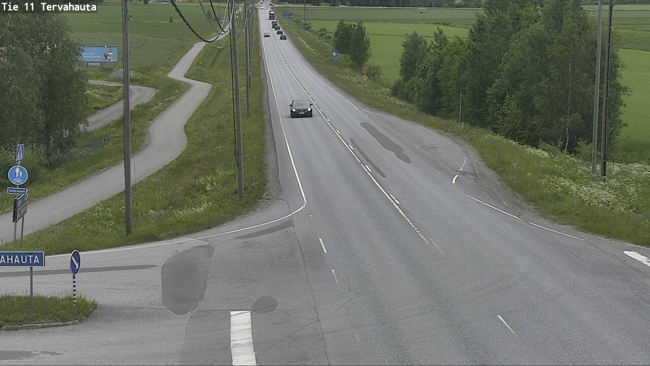 Weather Camera Image Road 11 Sastamala Tervahauta, Sastamala, Satakunta
