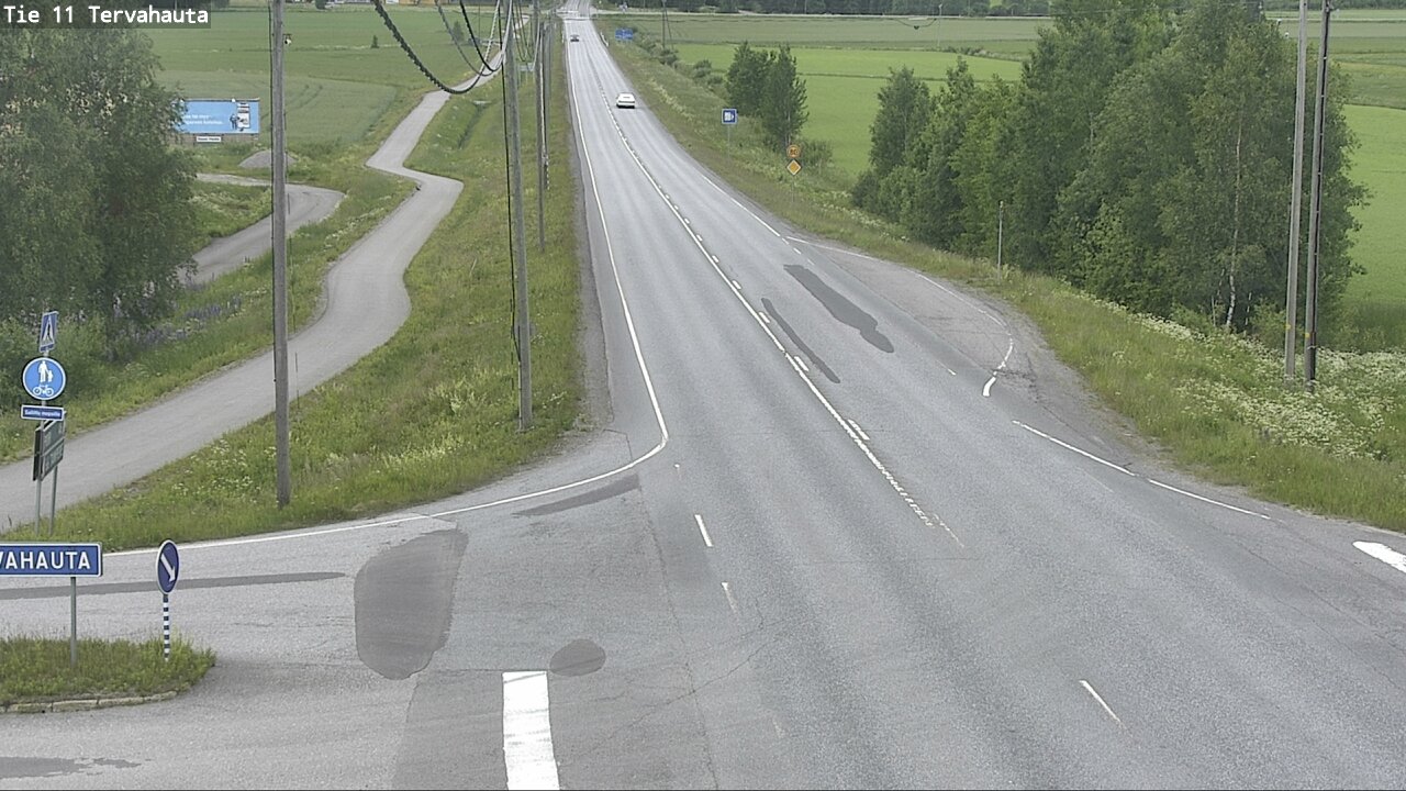 Weather Camera Image Road 11 Sastamala Tervahauta, Sastamala, Satakunta