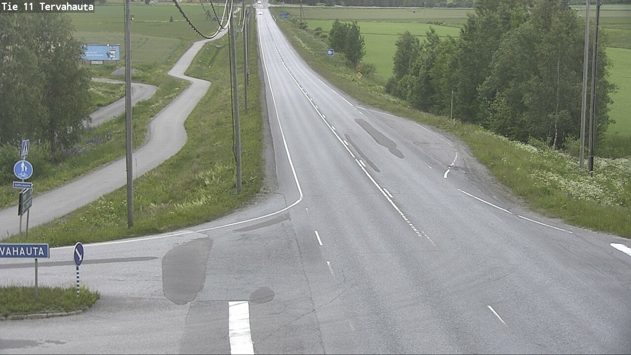 Weather Camera Image Road 11 Sastamala Tervahauta, Sastamala, Satakunta