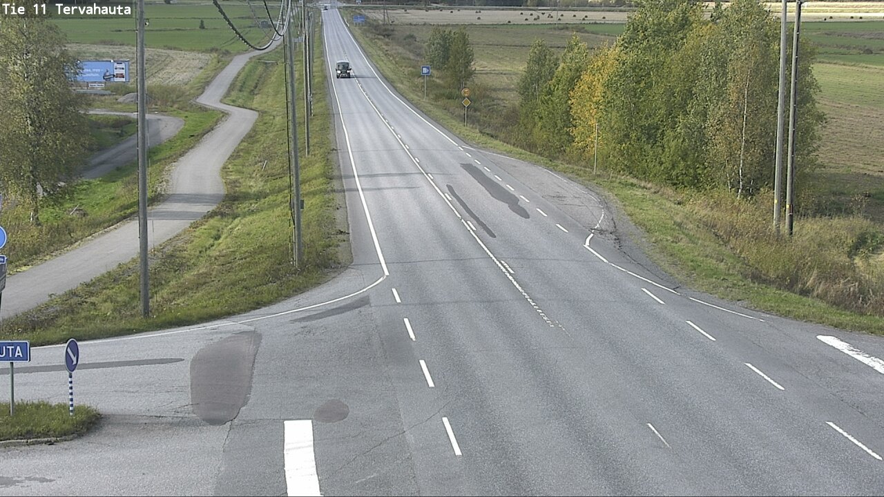 Weather Camera Image Road 11 Sastamala Tervahauta, Sastamala, Satakunta