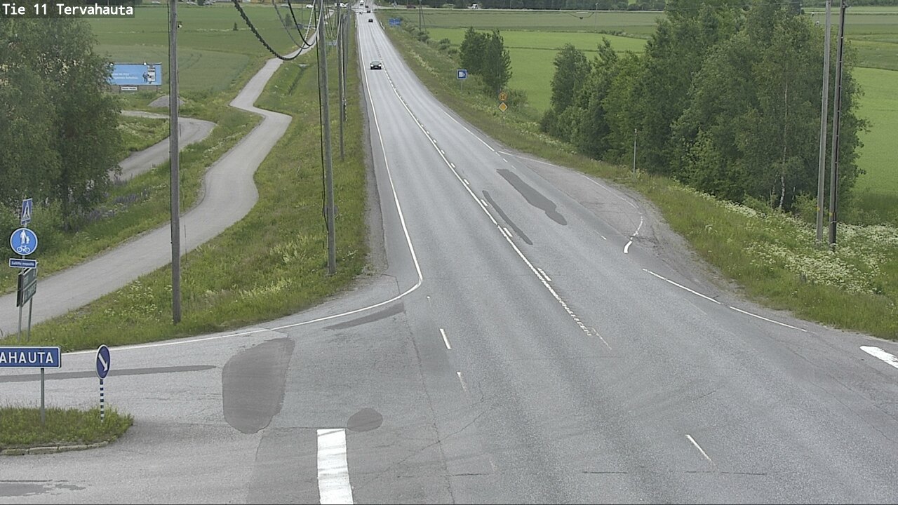 Weather Camera Image Road 11 Sastamala Tervahauta, Sastamala, Satakunta