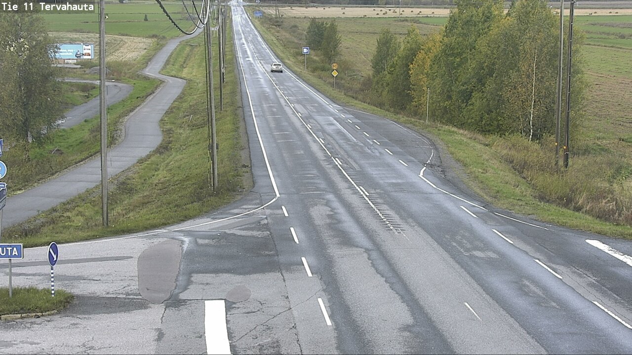 Weather Camera Image Väg 11 Sastamala Tervahauta, Sastamala, Satakunta