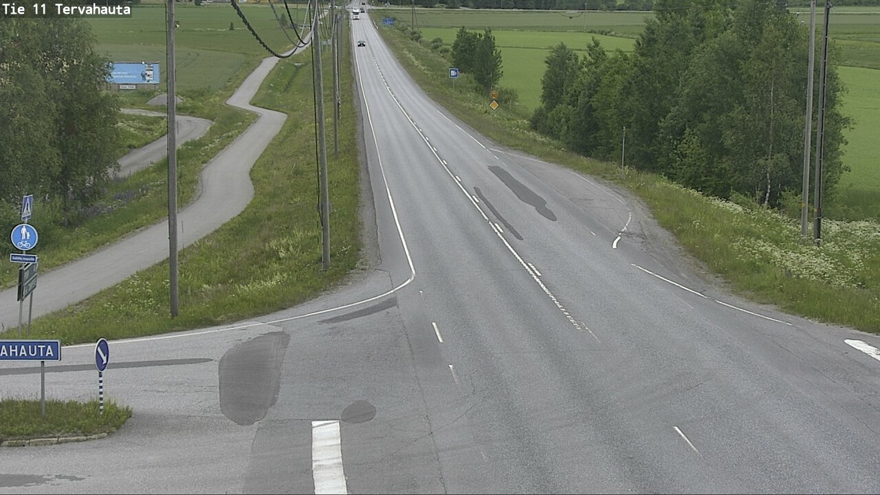 Weather Camera Image Road 11 Sastamala Tervahauta, Sastamala, Satakunta