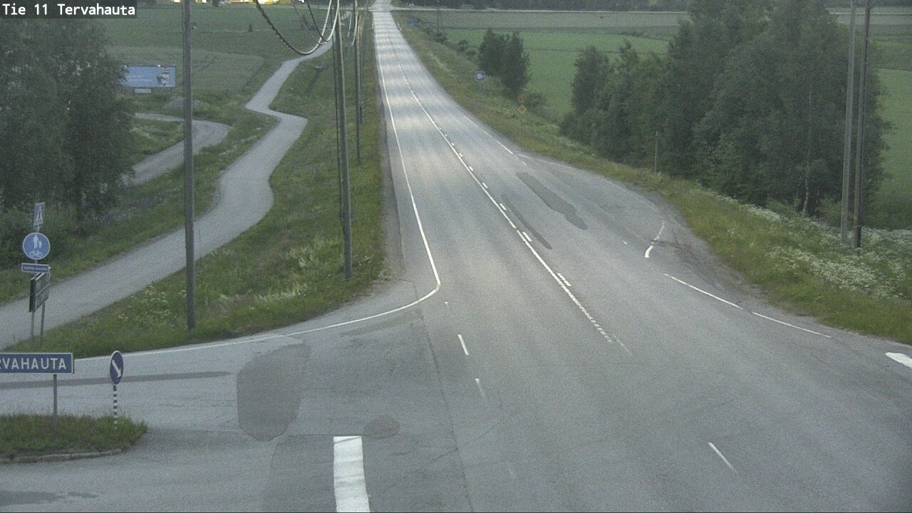 Weather Camera Image Road 11 Sastamala Tervahauta, Sastamala, Satakunta