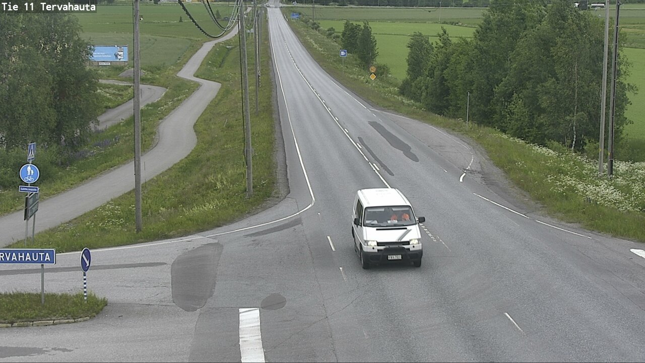 Weather Camera Image Väg 11 Sastamala Tervahauta, Sastamala, Satakunta