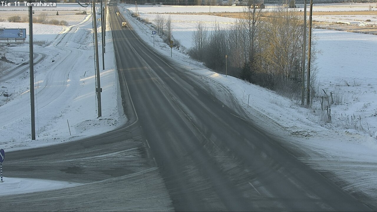 Weather Camera Image Väg 11 Sastamala Tervahauta, Sastamala, Satakunta