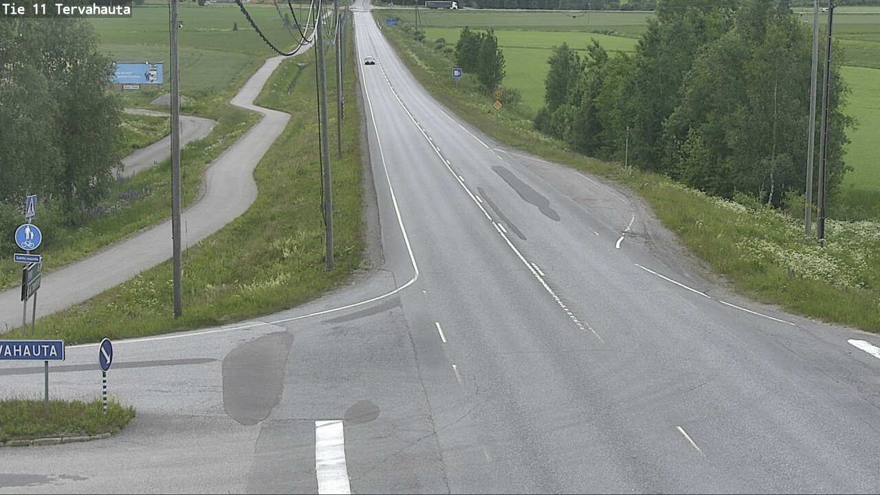 Weather Camera Image Road 11 Sastamala Tervahauta, Sastamala, Satakunta