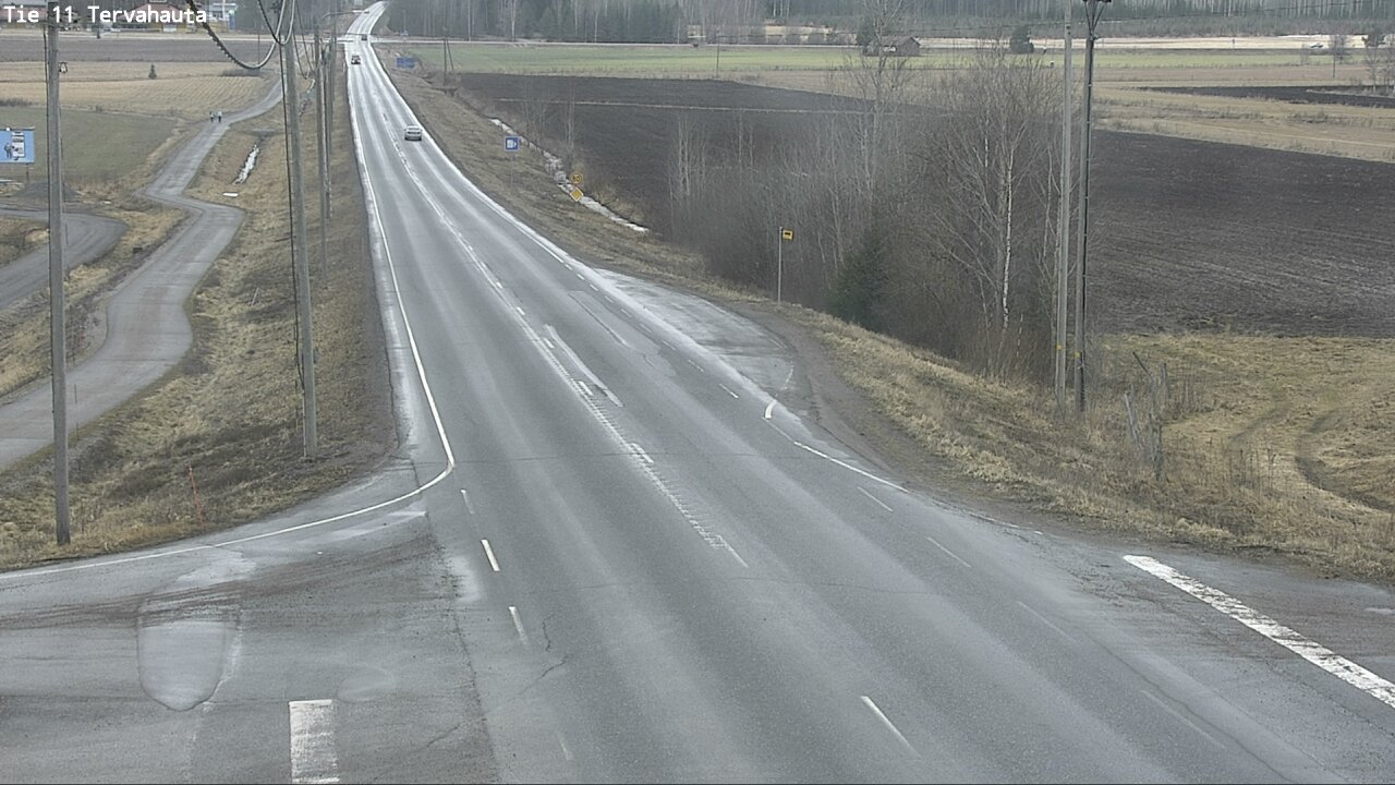 Weather Camera Image Road 11 Sastamala Tervahauta, Sastamala, Satakunta