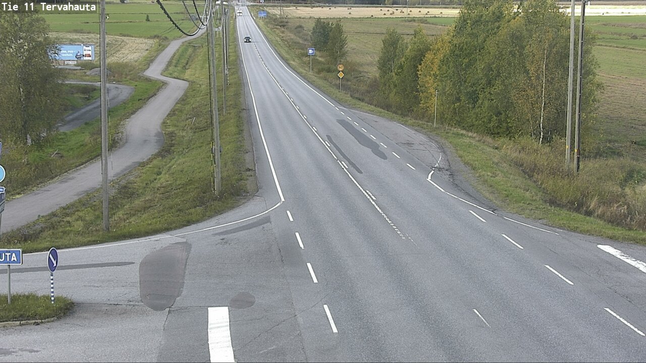 Weather Camera Image Road 11 Sastamala Tervahauta, Sastamala, Satakunta