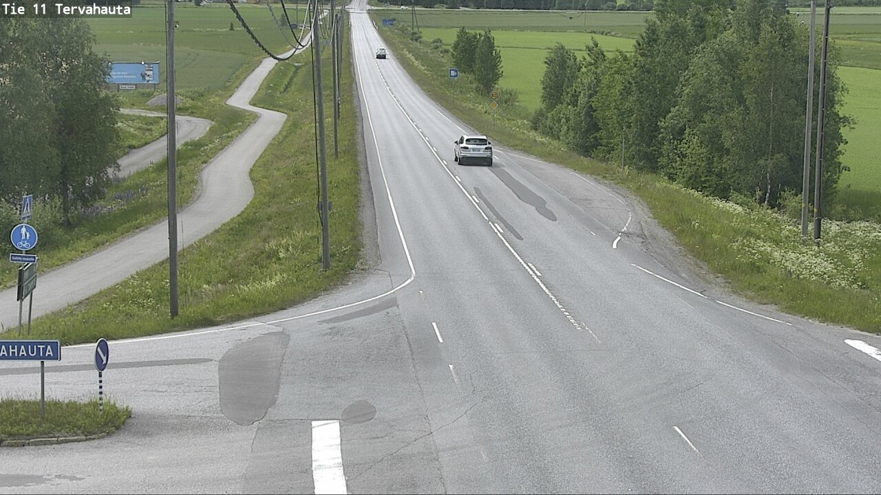 Weather Camera Image Road 11 Sastamala Tervahauta, Sastamala, Satakunta