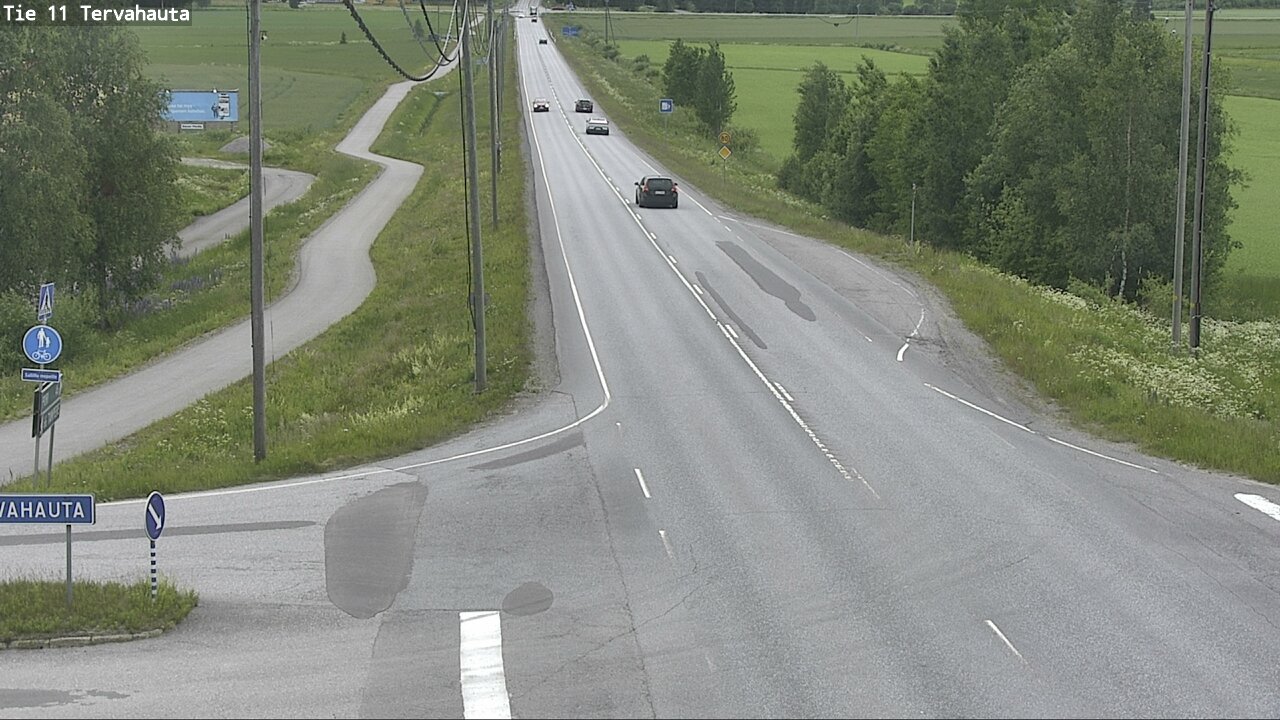 Weather Camera Image Road 11 Sastamala Tervahauta, Sastamala, Satakunta