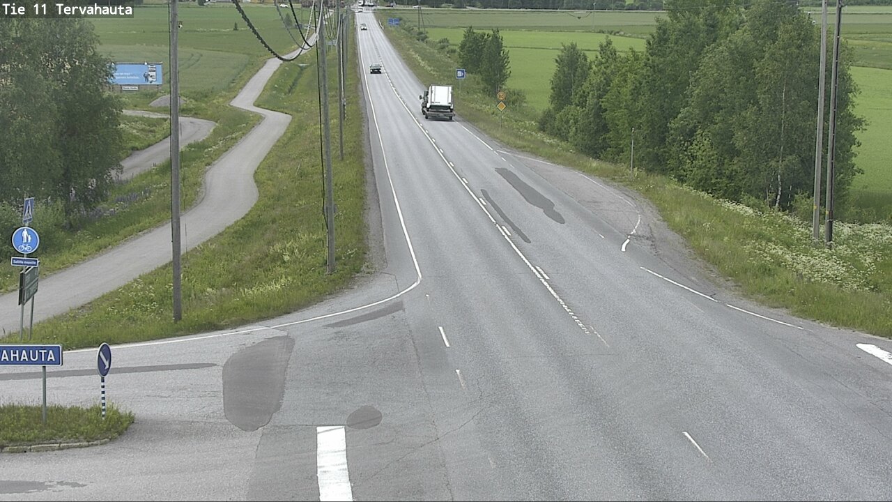 Weather Camera Image Road 11 Sastamala Tervahauta, Sastamala, Satakunta
