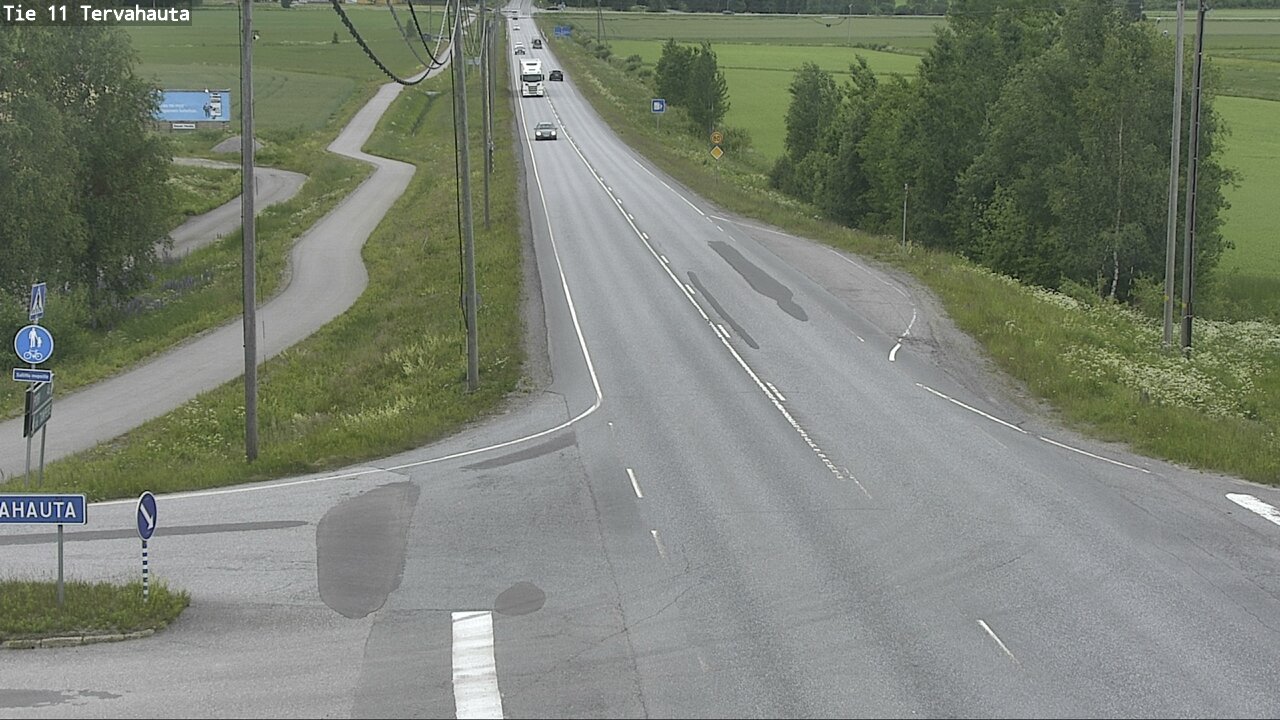 Weather Camera Image Road 11 Sastamala Tervahauta, Sastamala, Satakunta