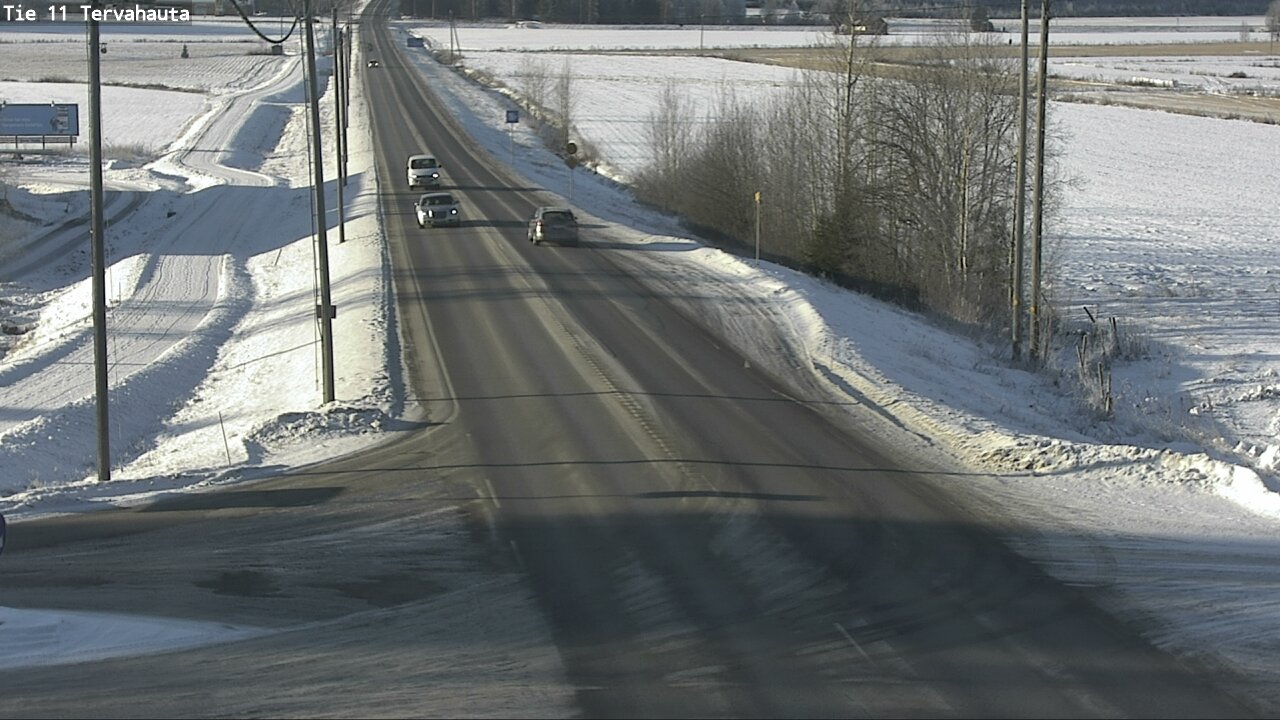 Weather Camera Image Väg 11 Sastamala Tervahauta, Sastamala, Satakunta