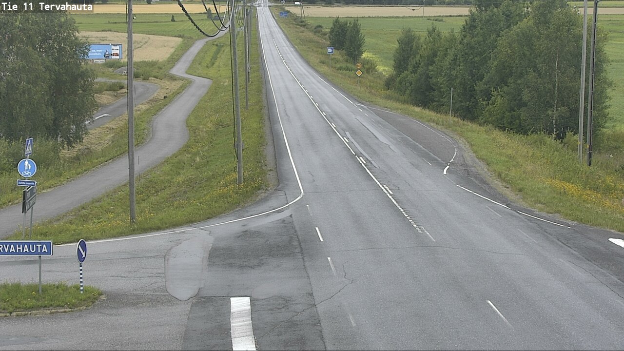 Weather Camera Image Road 11 Sastamala Tervahauta, Sastamala, Satakunta