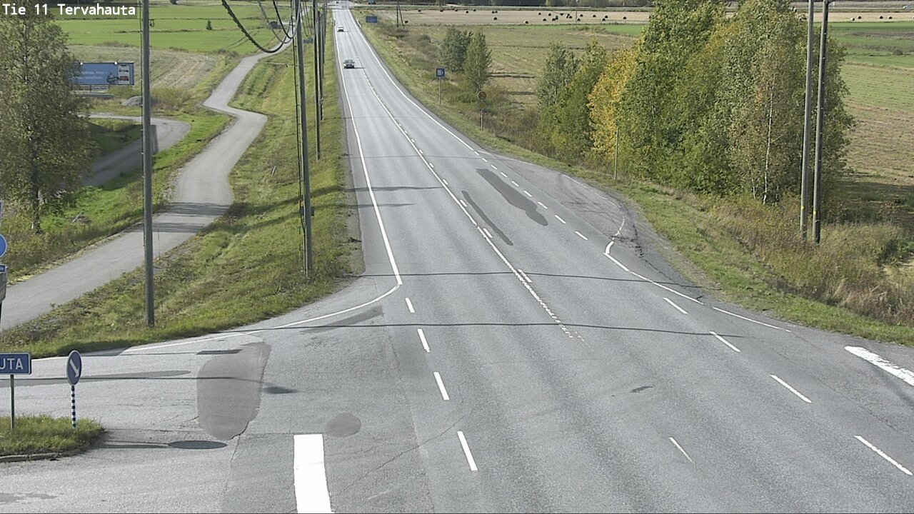 Weather Camera Image Road 11 Sastamala Tervahauta, Sastamala, Satakunta