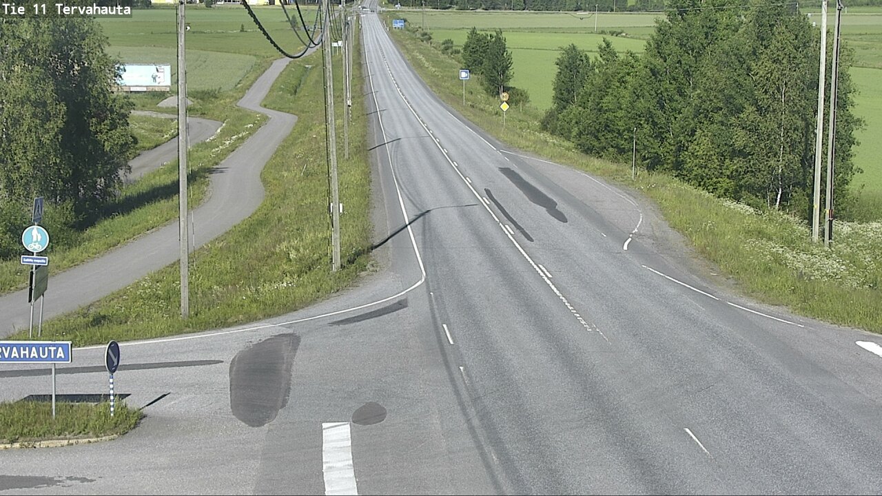 Weather Camera Image Road 11 Sastamala Tervahauta, Sastamala, Satakunta