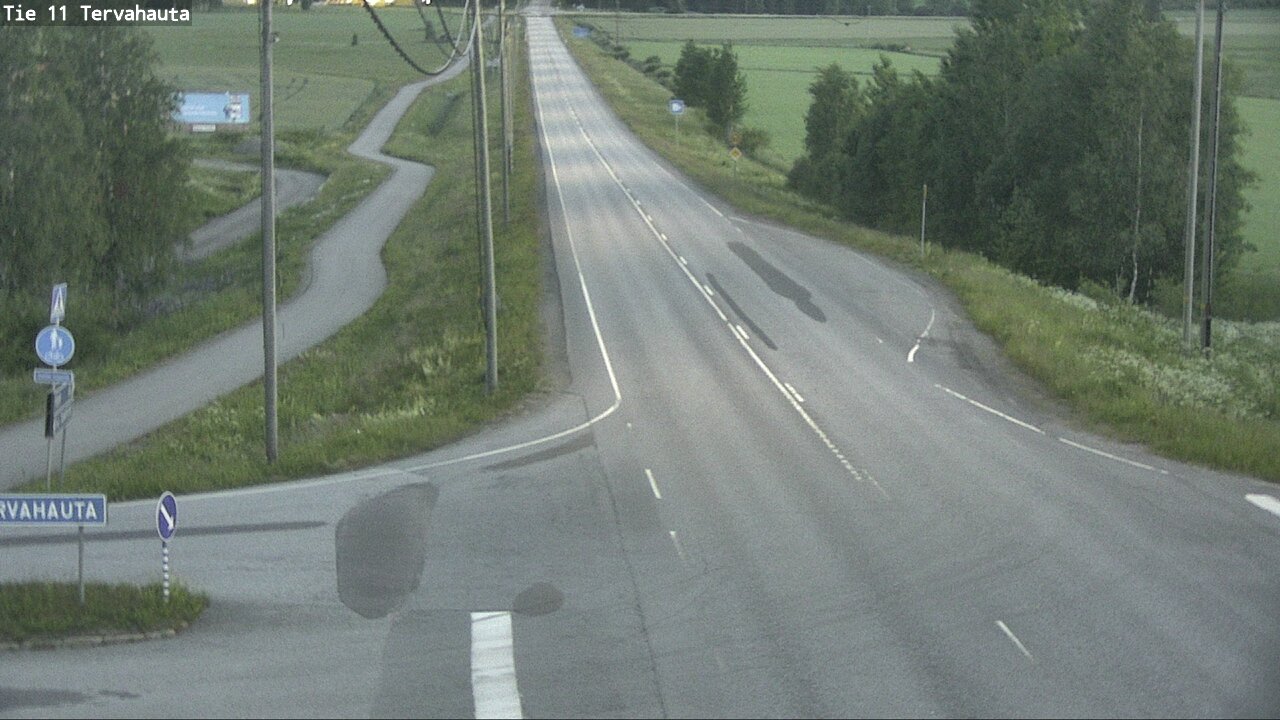 Weather Camera Image Road 11 Sastamala Tervahauta, Sastamala, Satakunta
