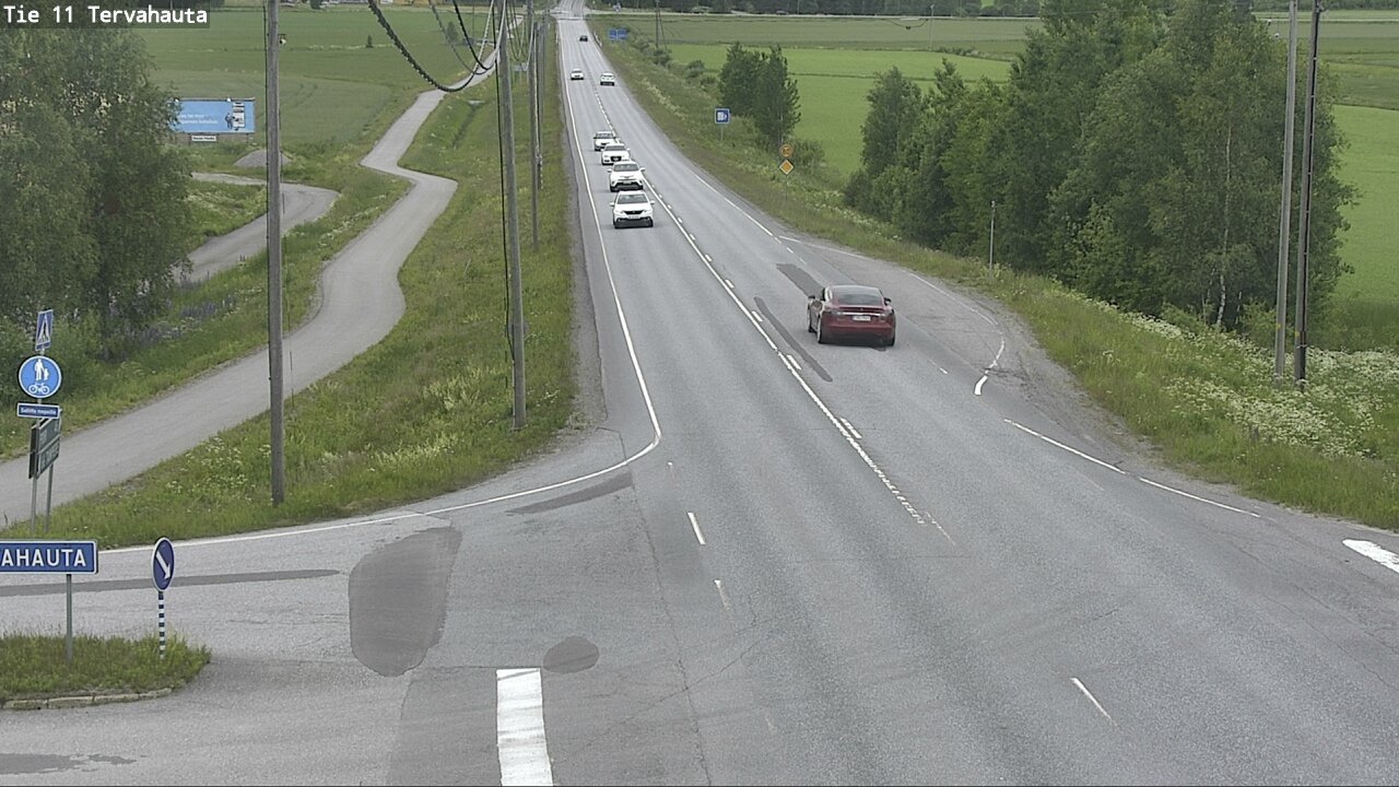 Weather Camera Image Road 11 Sastamala Tervahauta, Sastamala, Satakunta