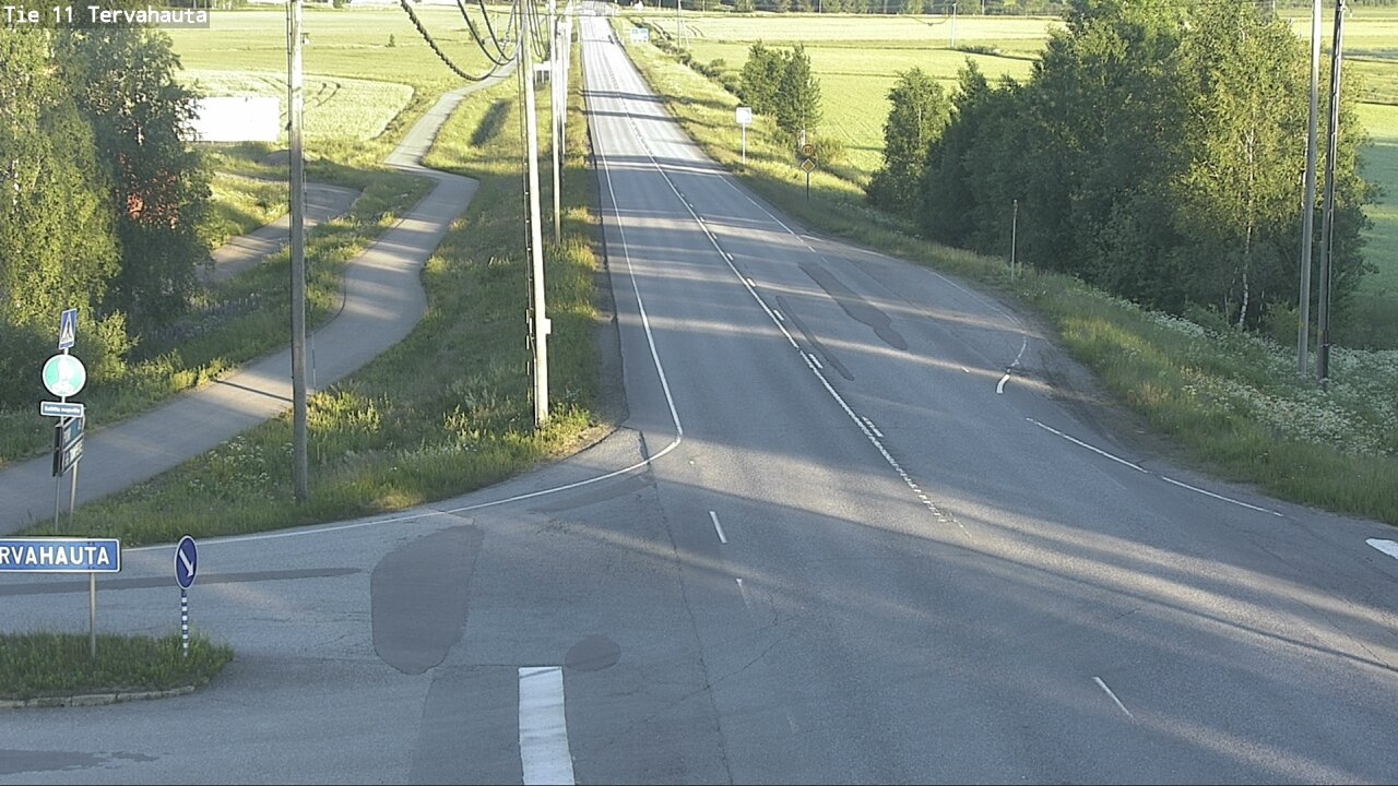 Weather Camera Image Road 11 Sastamala Tervahauta, Sastamala, Satakunta