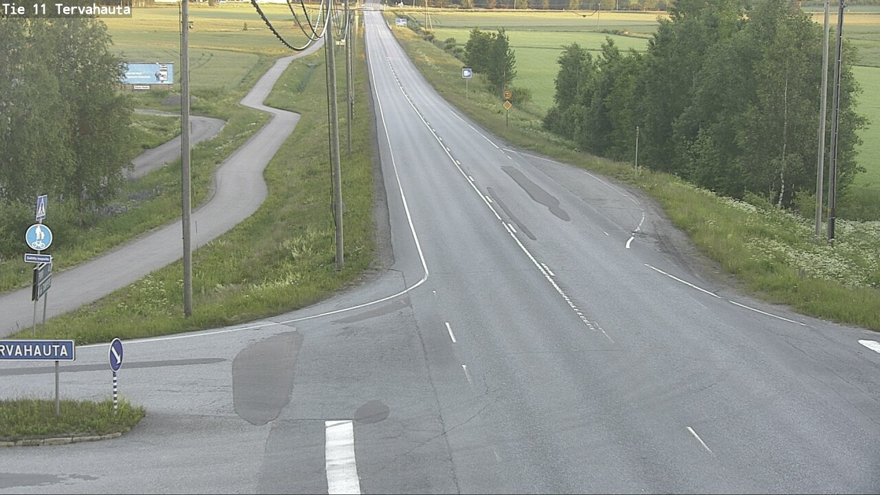 Weather Camera Image Road 11 Sastamala Tervahauta, Sastamala, Satakunta