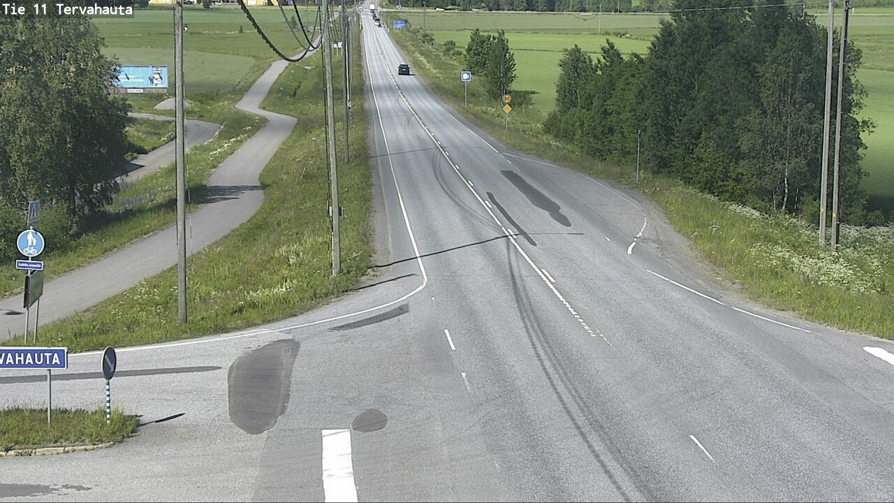 Weather Camera Image Road 11 Sastamala Tervahauta, Sastamala, Satakunta