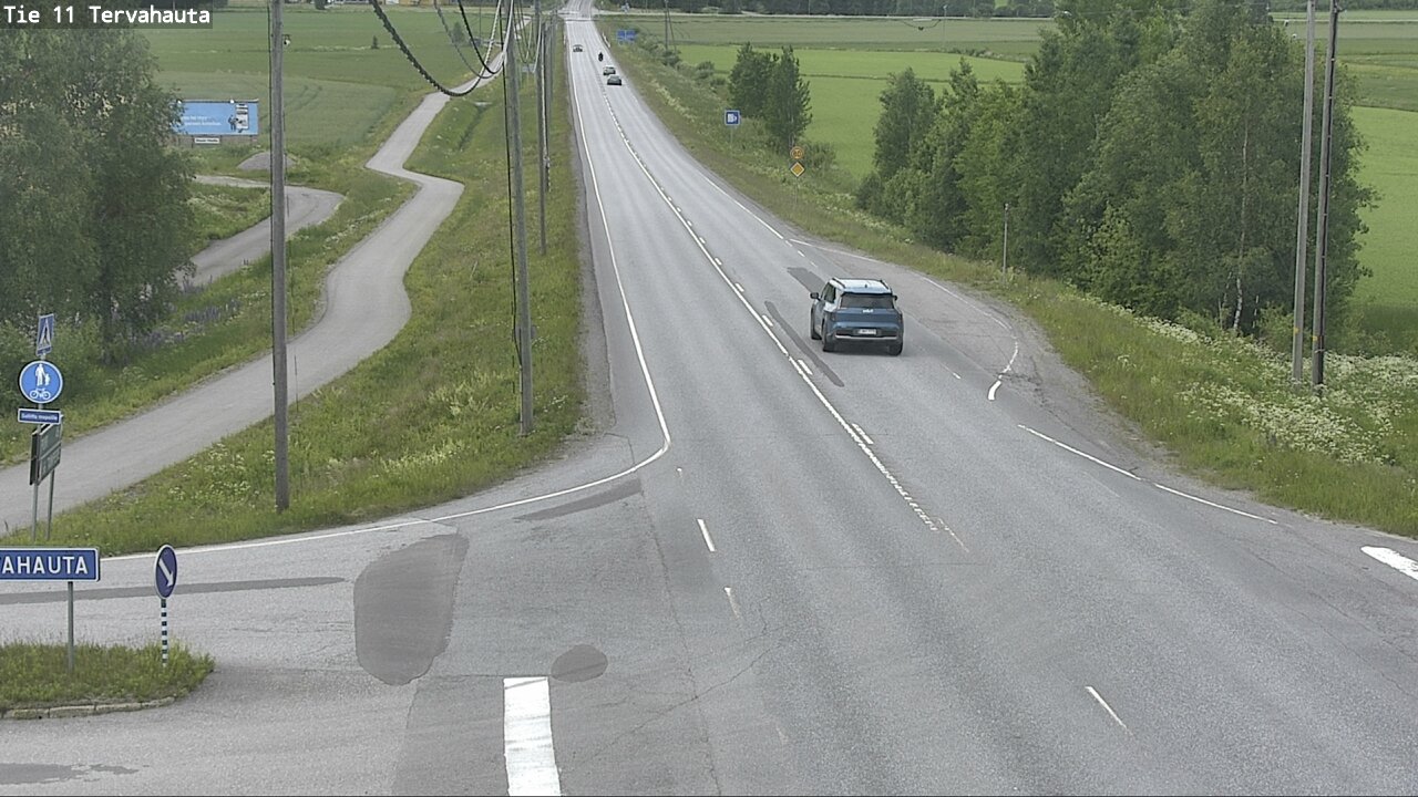 Weather Camera Image Road 11 Sastamala Tervahauta, Sastamala, Satakunta