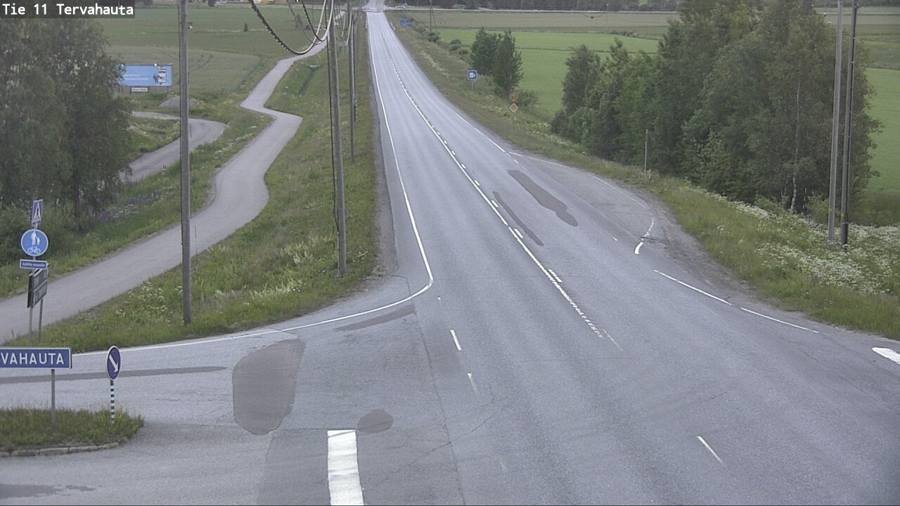 Weather Camera Image Road 11 Sastamala Tervahauta, Sastamala, Satakunta