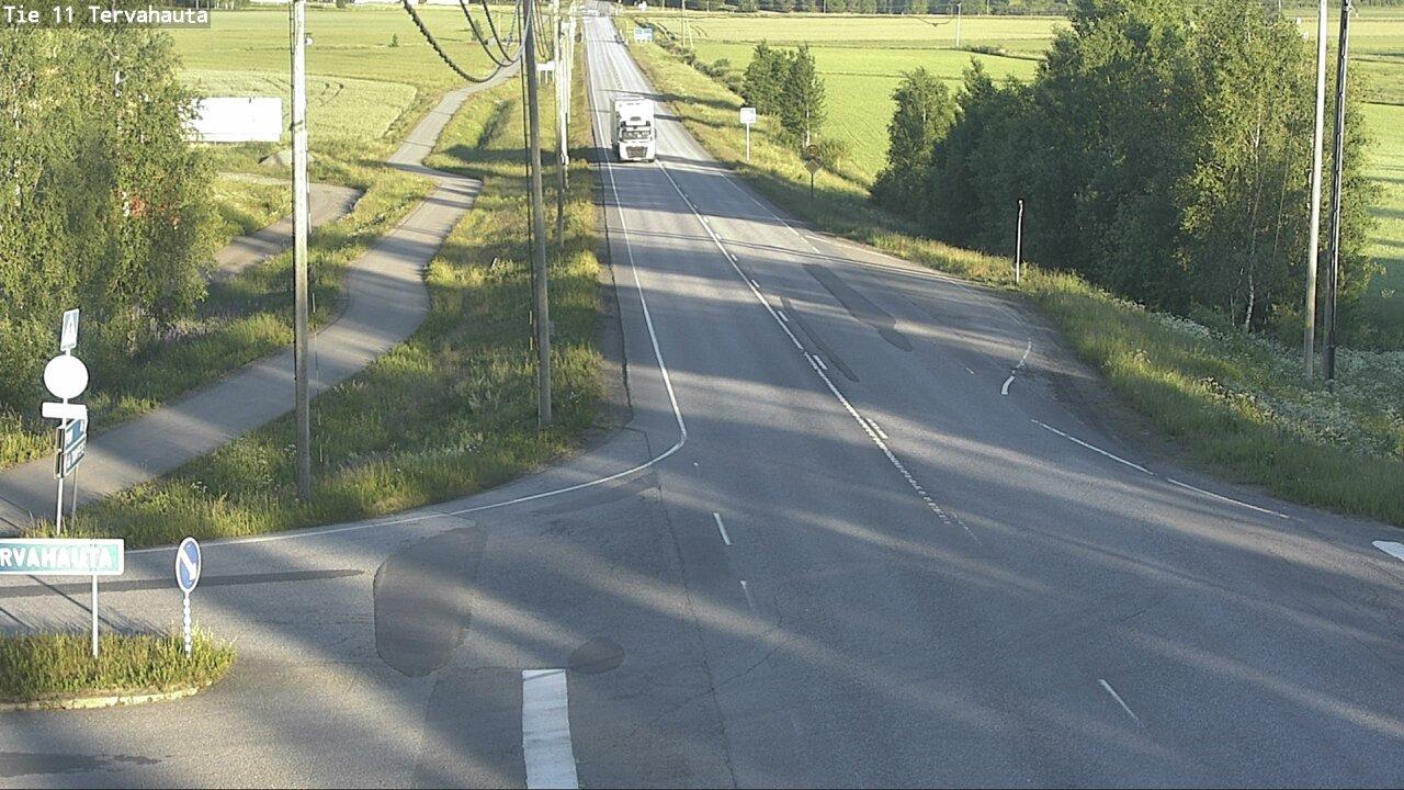 Weather Camera Image Road 11 Sastamala Tervahauta, Sastamala, Satakunta