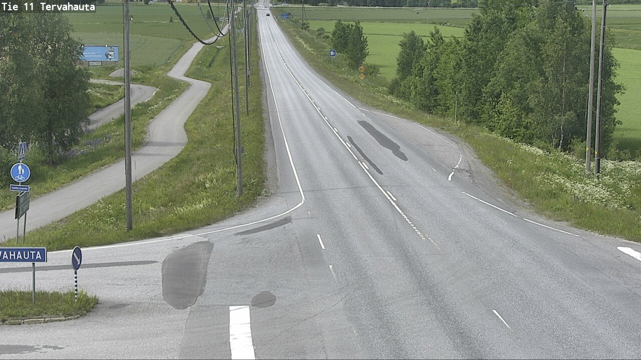 Weather Camera Image Road 11 Sastamala Tervahauta, Sastamala, Satakunta