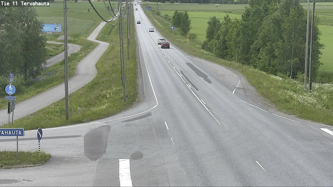 Weather Camera Image Road 11 Sastamala Tervahauta, Sastamala, Satakunta