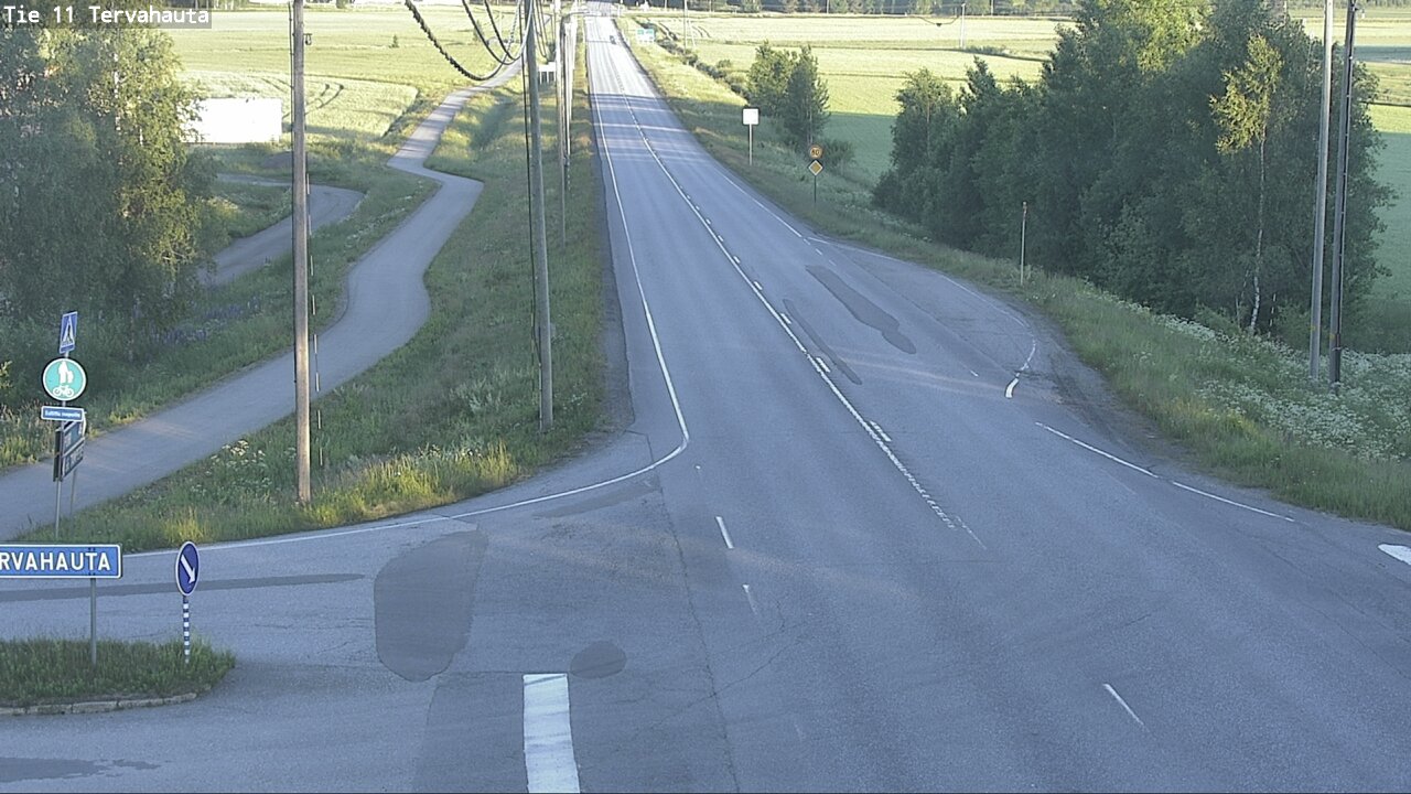 Weather Camera Image Road 11 Sastamala Tervahauta, Sastamala, Satakunta