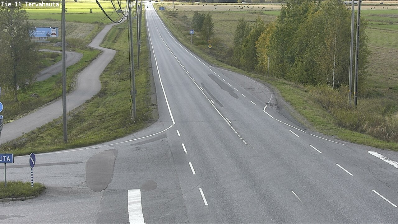 Weather Camera Image Road 11 Sastamala Tervahauta, Sastamala, Satakunta