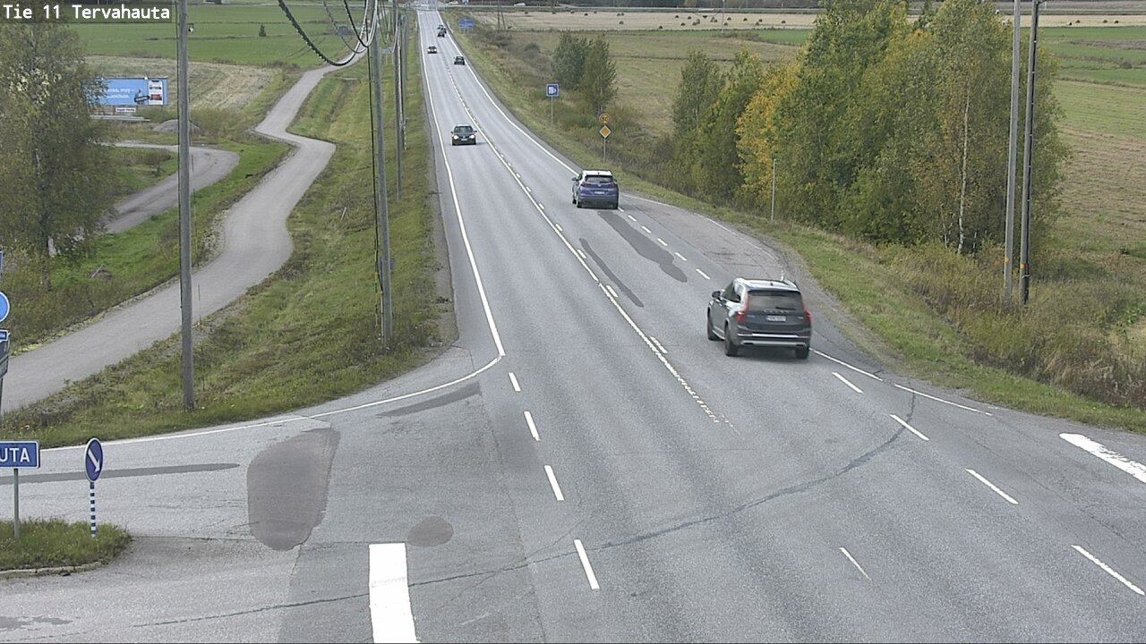 Weather Camera Image Road 11 Sastamala Tervahauta, Sastamala, Satakunta