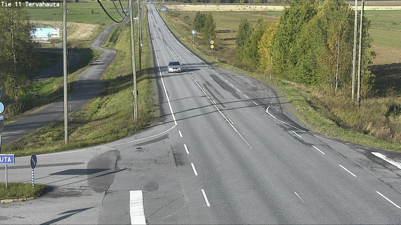 Weather Camera Image Road 11 Sastamala Tervahauta, Sastamala, Satakunta