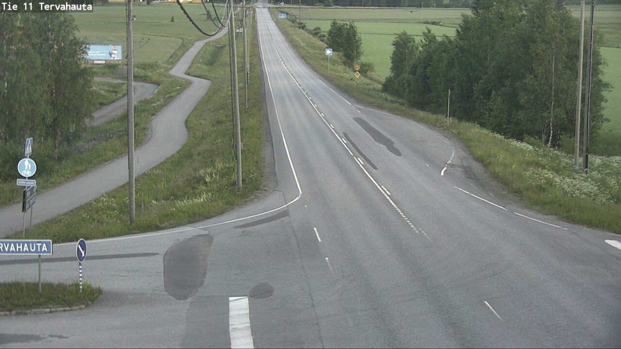Weather Camera Image Road 11 Sastamala Tervahauta, Sastamala, Satakunta