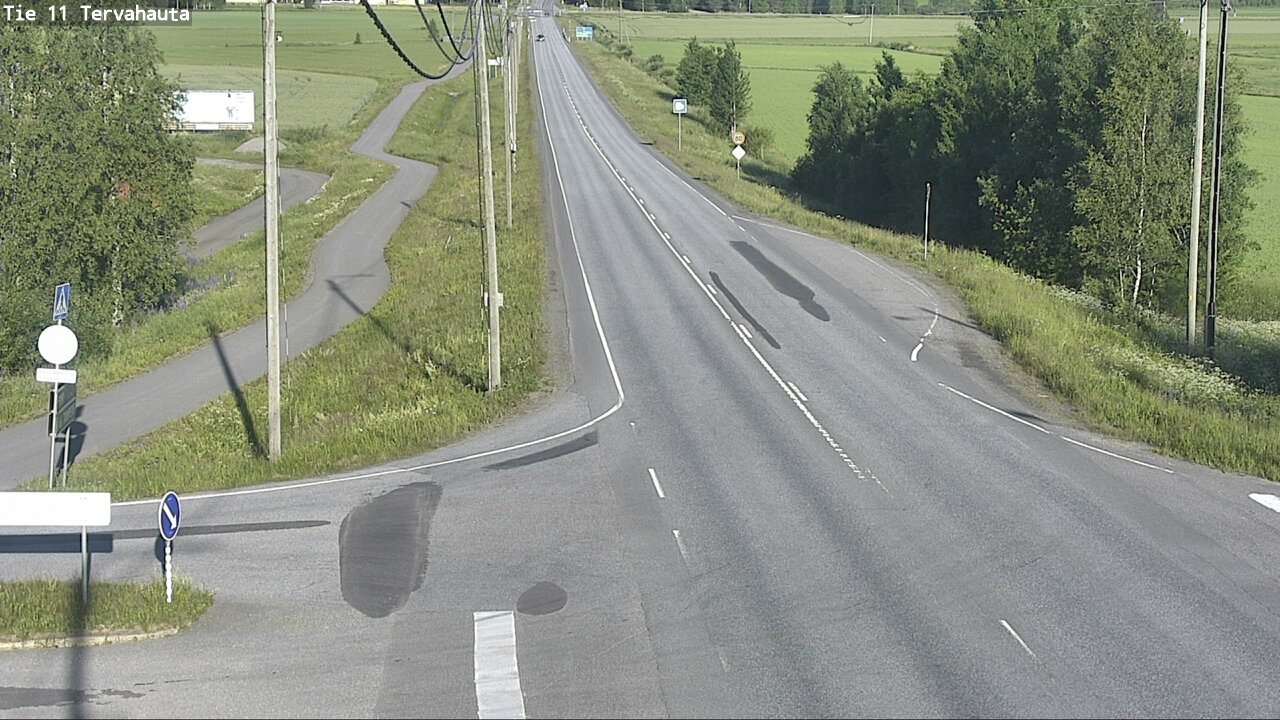 Weather Camera Image Road 11 Sastamala Tervahauta, Sastamala, Satakunta