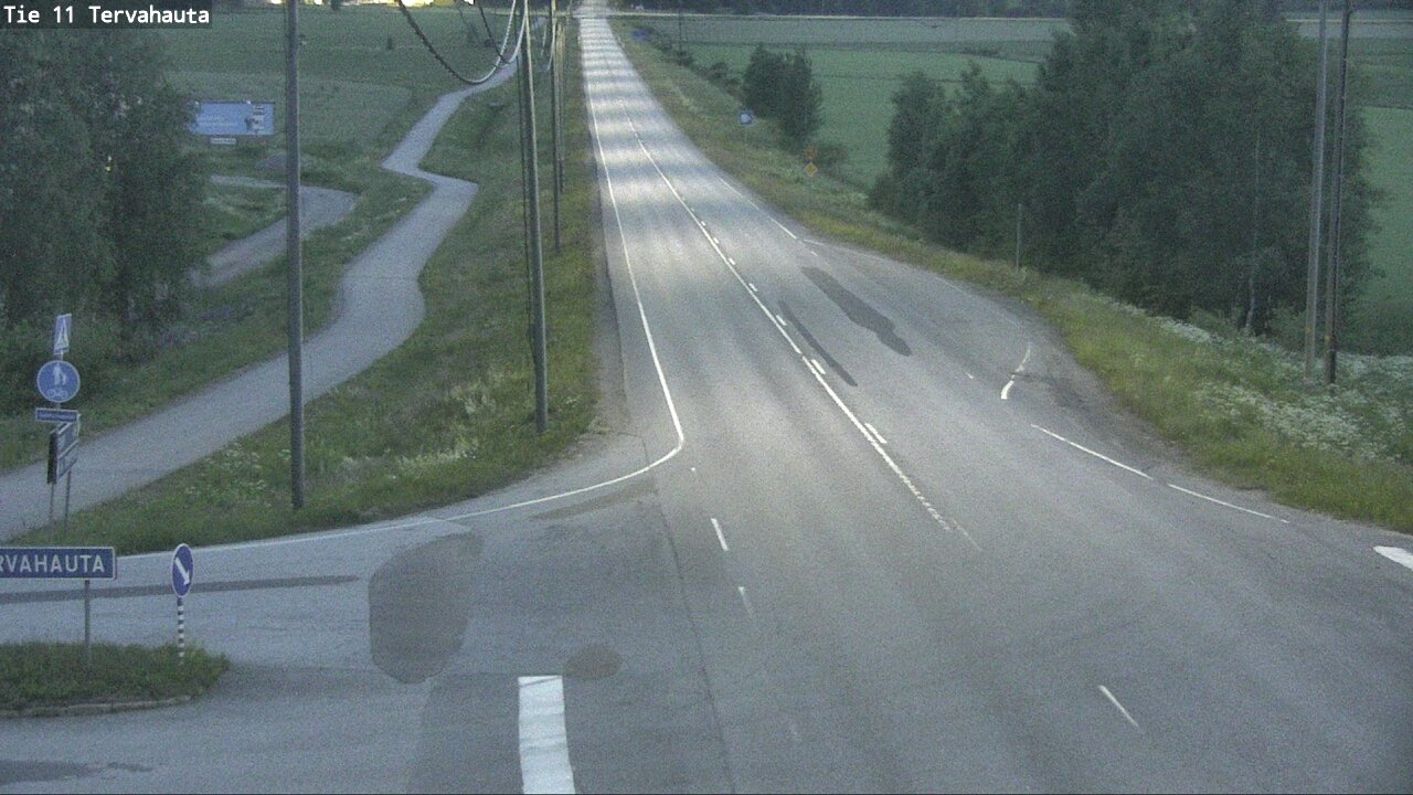 Weather Camera Image Road 11 Sastamala Tervahauta, Sastamala, Satakunta