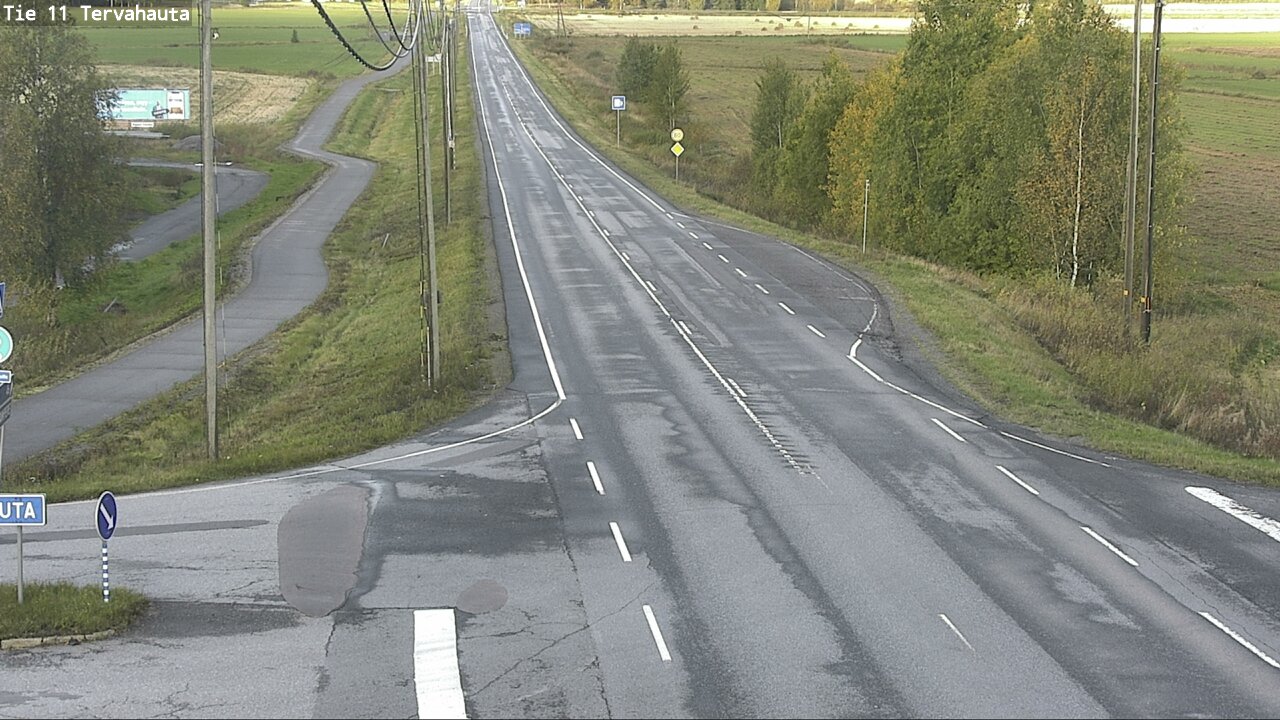 Weather Camera Image Väg 11 Sastamala Tervahauta, Sastamala, Satakunta