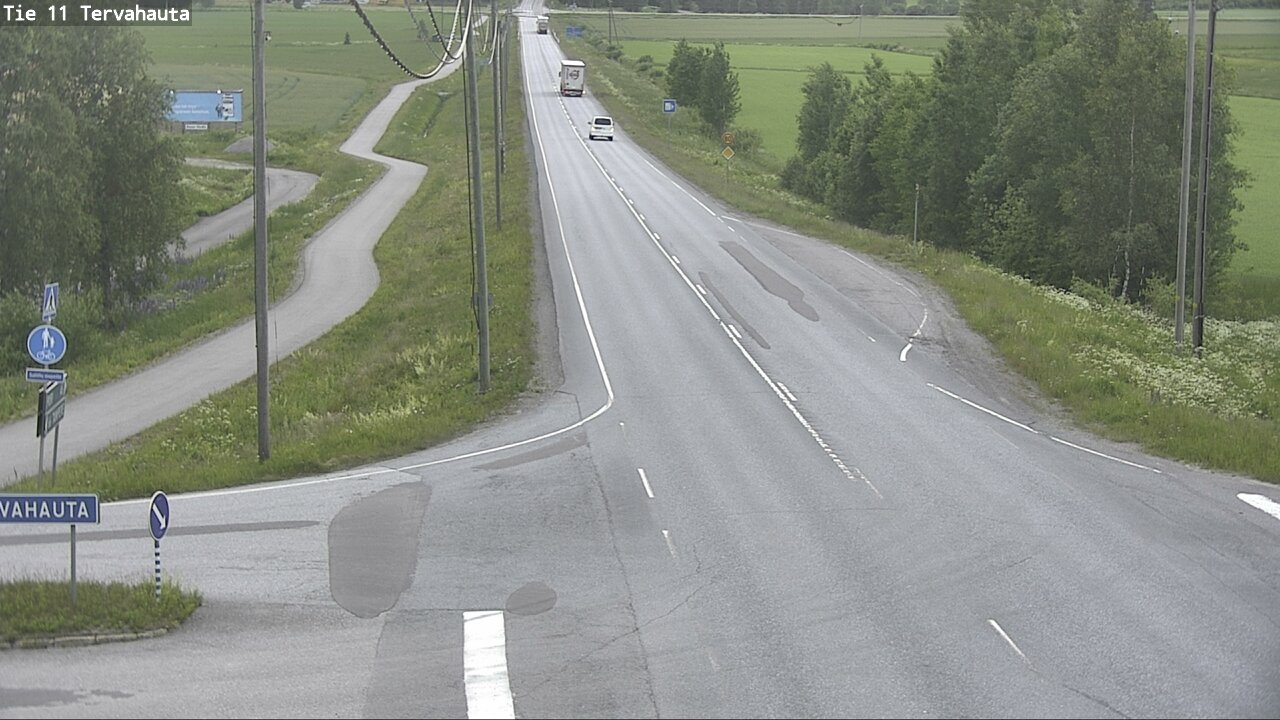 Weather Camera Image Road 11 Sastamala Tervahauta, Sastamala, Satakunta