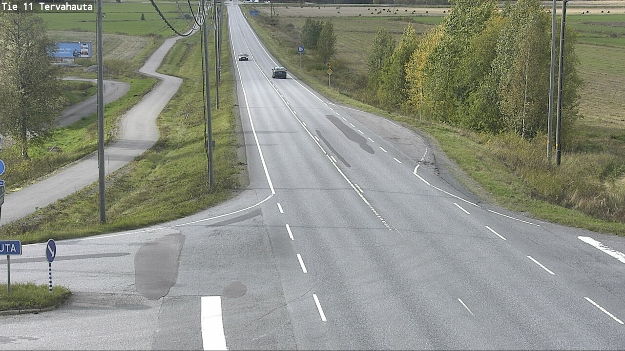 Weather Camera Image Road 11 Sastamala Tervahauta, Sastamala, Satakunta