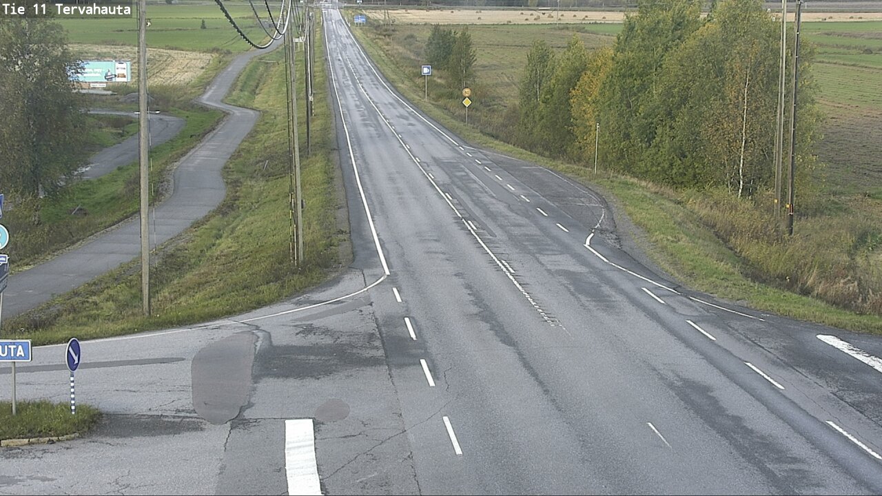 Weather Camera Image Väg 11 Sastamala Tervahauta, Sastamala, Satakunta