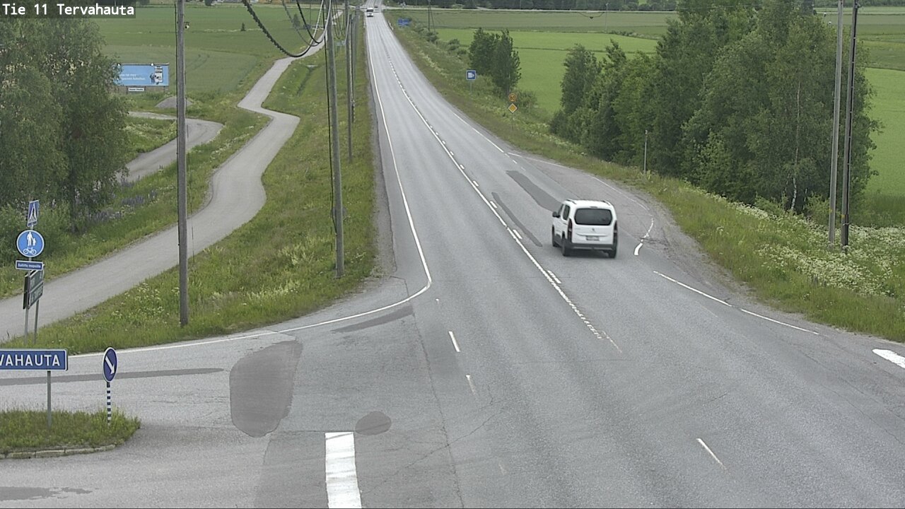 Weather Camera Image Road 11 Sastamala Tervahauta, Sastamala, Satakunta