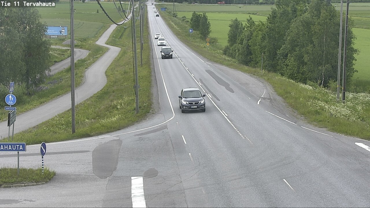 Weather Camera Image Road 11 Sastamala Tervahauta, Sastamala, Satakunta